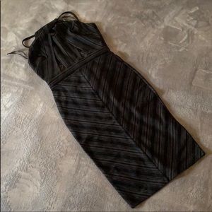 Bebe halter cutout midi dress.